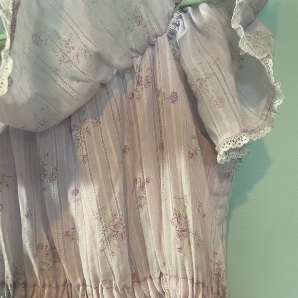 SOLD ❤️ 70s handmade peasant cottagecore boho Gunne Sax-style midi dress - Picture 4 of 7